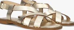 STEFANO LAURAN platte sandalen 22757 goudkleurig Sale