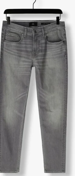 7 FOR ALL MANKIND grijze slim fit jeans slimmy tapered grijs Sale