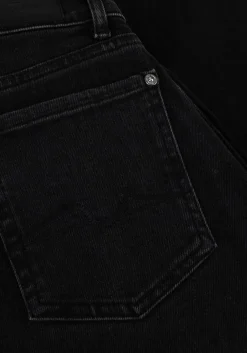 7 FOR ALL MANKIND grijze wide jeans lotta luxe vintage topline with raw cut grijs New