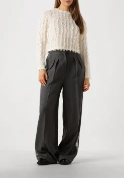 AAIKO grijze pantalon saba sequins pes 356 grijs Best