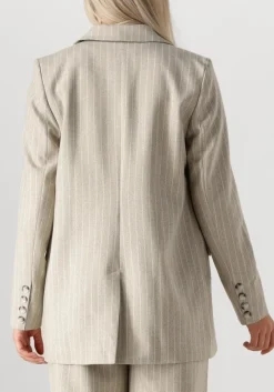 AIMEE THE LABEL grijze blazer boa grijs Hot