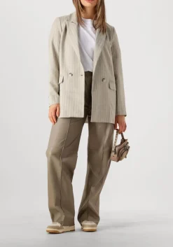 AIMEE THE LABEL grijze blazer boa grijs Hot