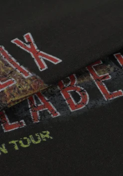 ALIX THE LABEL grijze mini jurk ladies knitted paris t-shirt dress grijs Clearance