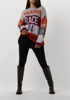 AMAYA AMSTERDAM grijze trui amaya race sweater grijs Online