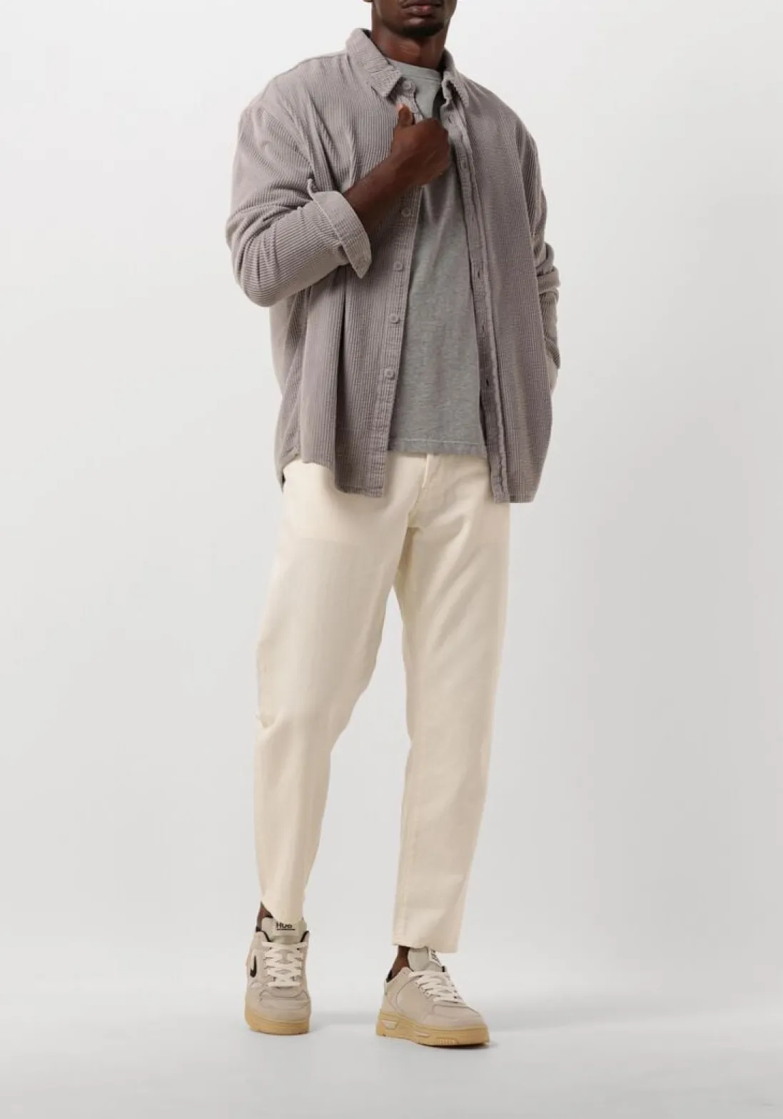 AMERICAN VINTAGE grijze t-shirt fizvalley men grijs