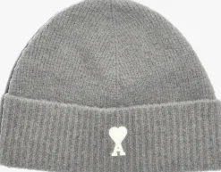 AMI PARIS grijze muts adc beanie grijs Discount