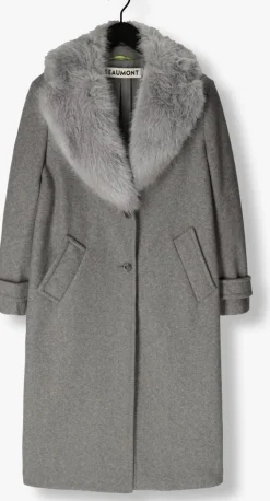 BEAUMONT grijze mantel constance grijs Outlet