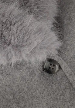 BEAUMONT grijze mantel constance grijs Outlet