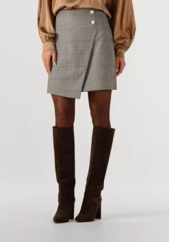BRUUNS BAZAAR grijze midirok bbmaina skirt grijs Best