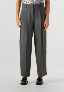 CAMBIO grijze pantalon emelie track galon mit wording grijs Clearance