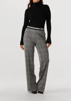 CAMBIO grijze wijde broek ava grijs Best