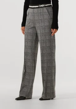 CAMBIO grijze wijde broek ava grijs Best