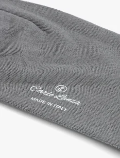 CARLO LANZA grijze sokken 100 classico grijs Online