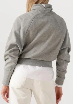 CLOSED grijze sweater high neck sweatshirt grijs Hot