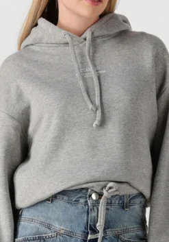 CLOSED grijze trui logo hoodie grijs New