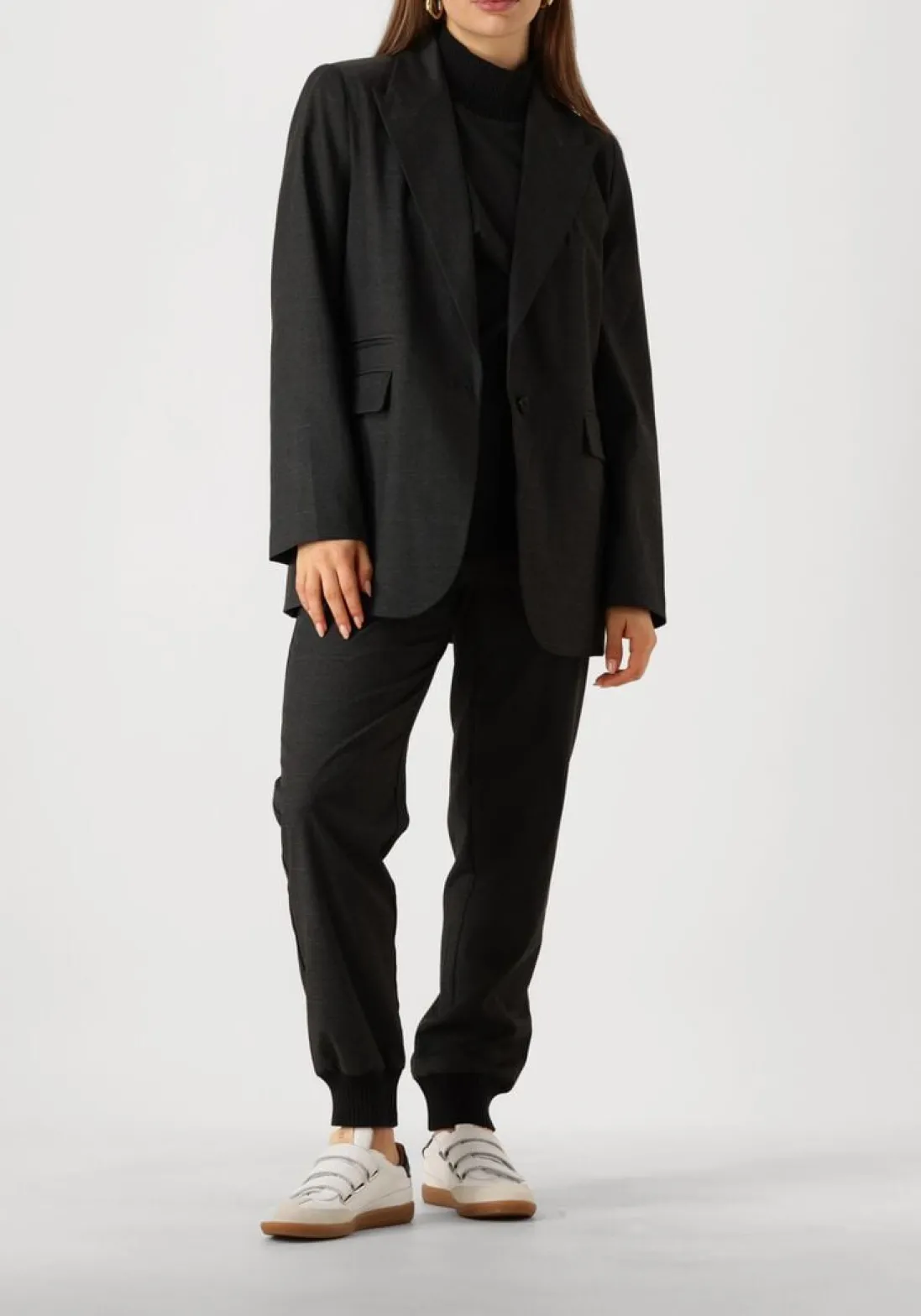 CO'COUTURE grijze blazer kaya single oversized blazer grijs Best