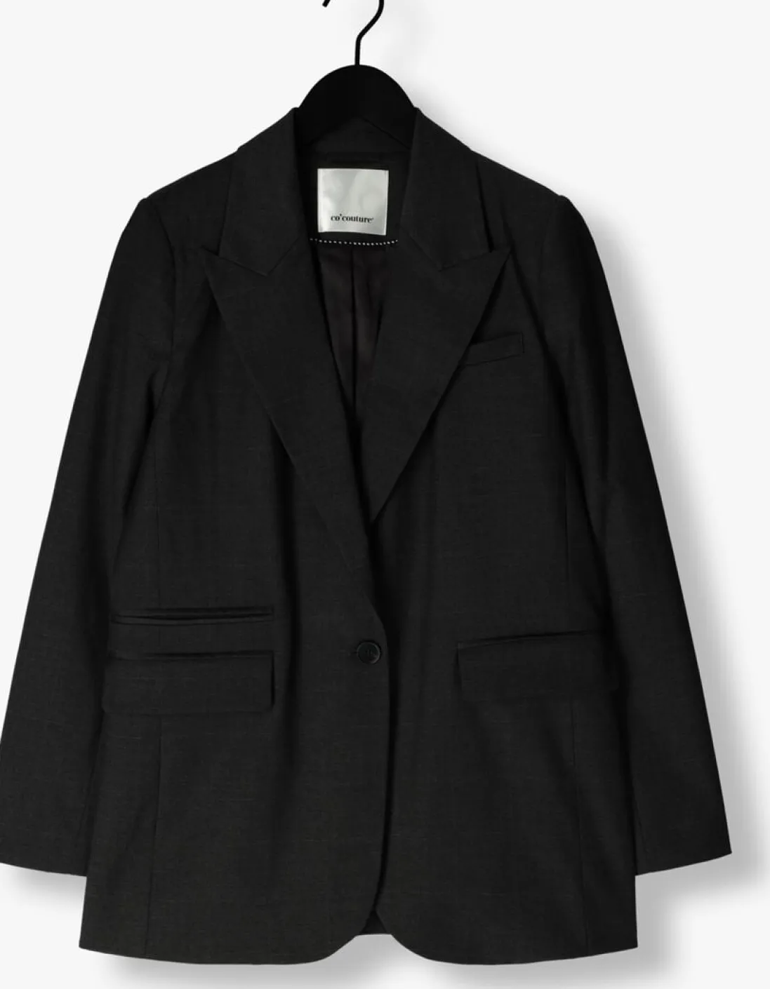 CO'COUTURE grijze blazer kaya single oversized blazer grijs Best