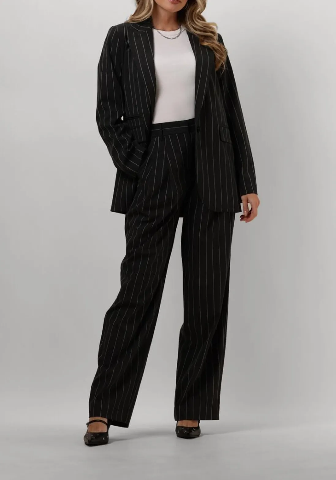 CO'COUTURE grijze blazer prescilla pin blazer grijs