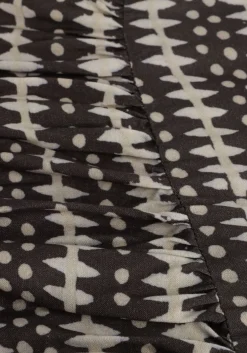 CO'COUTURE grijze midi jurk sunrise crop caya dress grijs Best