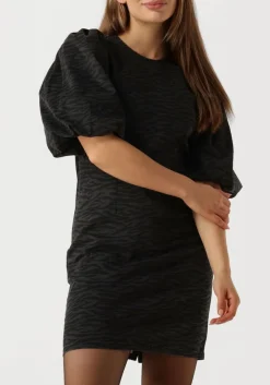 CO'COUTURE grijze mini jurk zebra crop puff dress grijs Best