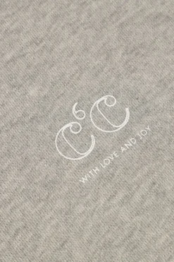 CO'COUTURE grijze mini jurk clean oversized sweat dress grijs Outlet