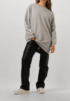 CO'COUTURE grijze mini jurk clean oversized sweat dress grijs Outlet