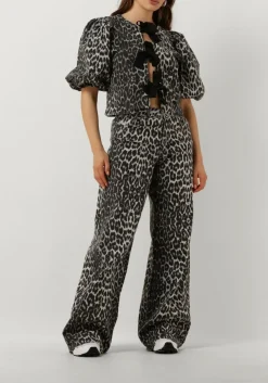 CO'COUTURE grijze top leocc bow blouse grijs New