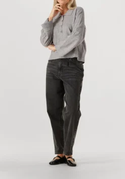CO'COUTURE grijze trui mila polo knit grijs Clearance