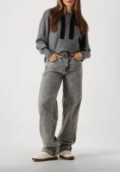 CO'COUTURE grijze trui row hoodie knit grijs Outlet