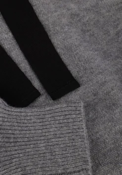 CO'COUTURE grijze trui row hoodie knit grijs Outlet