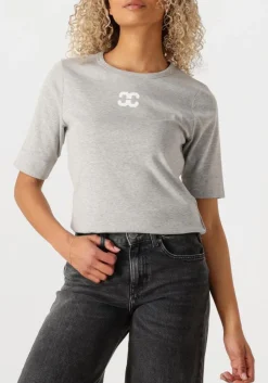 CO'COUTURE grijze t-shirt grannycc logo tee grijs Online