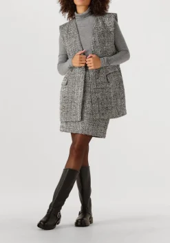 COPENHAGEN MUSE grijze blazer cmrubi-waistcoat grijs Best