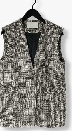 COPENHAGEN MUSE grijze blazer cmrubi-waistcoat grijs Best