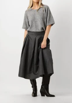 COPENHAGEN MUSE grijze midirok cmsimi-skirt grijs Clearance
