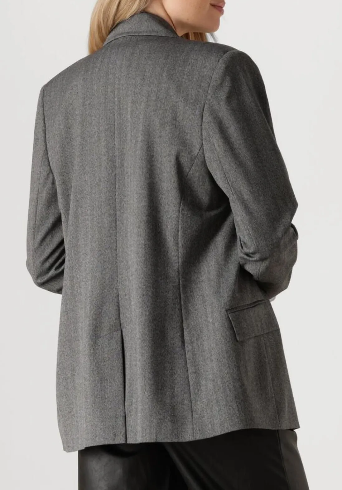 DANTE6 grijze blazer ceto herringbone blazer grijs Best