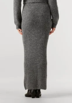 DANTE6 grijze maxirok suzy knitted long skirt grijs Sale