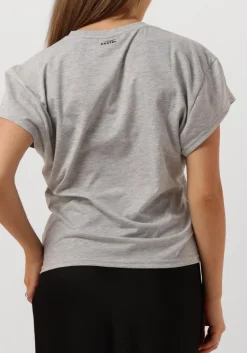 DANTE6 grijze t-shirt venour loose fit logo tee grijs Sale