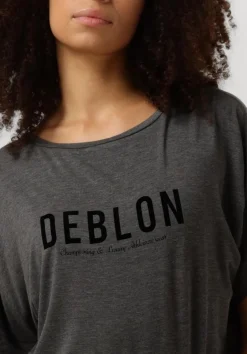 DEBLON SPORTS grijze t-shirt viola top short sleeve grijs Hot