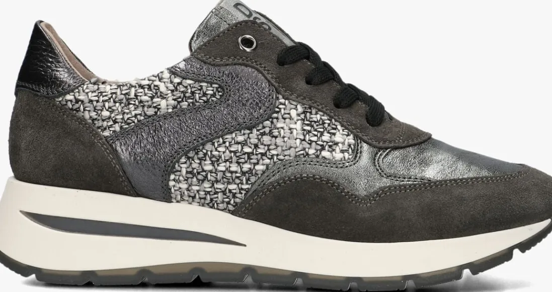 DL SPORT grijze lage sneakers 6334 grijs Outlet