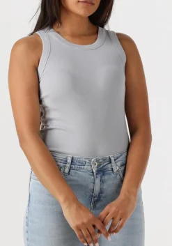 DRYKORN grijze top olina grijs New