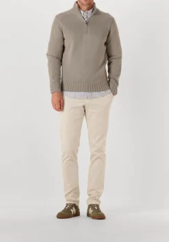 FILIPPO DE LAURENTIIS grijze trui mezza zip ml grijs Discount