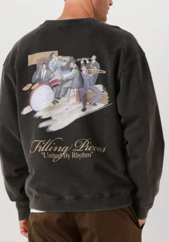 FILLING PIECES grijze sweater sweatshirt band grijs Discount