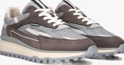 FLORIS VAN BOMMEL grijze lage sneakers sfm-10172 de gripper grijs New