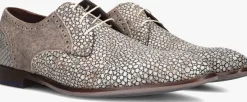 FLORIS VAN BOMMEL grijze nette schoenen sfm-30361 de stapper grijs New