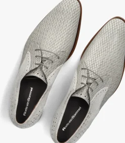 FLORIS VAN BOMMEL grijze nette schoenen sfm-30361 de stapper grijs Sale