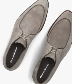 FLORIS VAN BOMMEL grijze nette schoenen sfm-30325 de stapper grijs Sale
