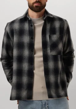 GENTI grijze overshirt s1300-1300 grijs Discount