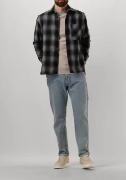 GENTI grijze overshirt s1300-1300 grijs Discount