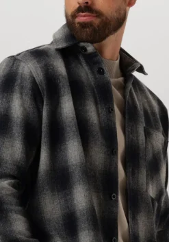 GENTI grijze overshirt s1300-1300 grijs Discount