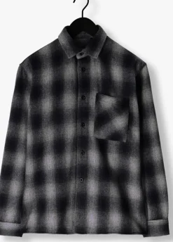 GENTI grijze overshirt s1300-1300 grijs Discount